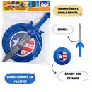 Kit Infantil Espada Escudo Capitão América Marvel Vingadores Criança Steve Rogers