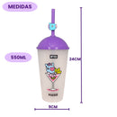 Copo Canudo Bt21 Kpop Bts Oficial Bangtan Army Muda Cor Mang