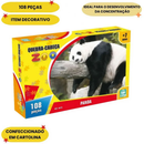 Jogo Quebra Cabeça Zoo Panda 108PÇS Brinquedo Nig Criança Diversão Passatempo Megalomania
