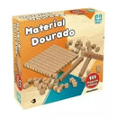 Jogo Infantil Material Dourado 111PÇS Brinquedo Jogos Nig Megalomania