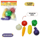 Kit de Legumes Variados Brinquedo Infantil Criança Feira Brincadeira Diversão
