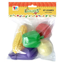 Kit de Legumes Variados Brinquedo Infantil Criança Feira Brincadeira Diversão