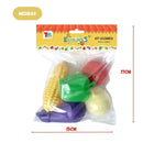 Kit de Legumes Variados Brinquedo Infantil Criança Feira Brincadeira Diversão