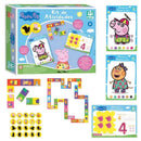 Jogo Peppa Pig Infanti Kit de Atividades Brinquedo Jogos Nig Megalomania