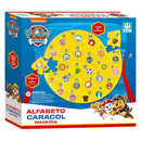 Alfabeto Caracol Madeira Jogo Patrulha Canina Nig Brinquedos Diversão Criança