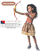 Fantasia Infantil Menina Arco com Flecha Índia Festa Carnaval Megalomania