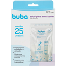 Kit 25 Sacos para Armazenar Leite Materno Congelar 200 ml Bebê Kids - Buba Megalomania