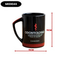 Caneca Profissão Odontologia Presente Café Chá Leite Profissão Estilo Clínica Odonto Ponto Criativo