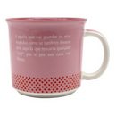 Caneca Amiga Definição Amizade Parceiras Bff 350ml  Rosa