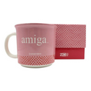 Caneca Amiga Definição Amizade Parceiras Bff 350ml  Rosa