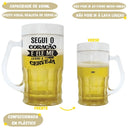 COPO CANECA TÉRMICA CHOPP CERVEJA ICE BEER NAMORADOS PRESENTE CRIATIVO Megalomania
