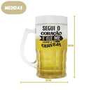 COPO CANECA TÉRMICA CHOPP CERVEJA ICE BEER NAMORADOS PRESENTE CRIATIVO Megalomania