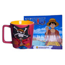 Caneca Buck Monkey D. Luffy One Piece 400ML Anime Cerâmica Presente Geek Amigos Café Chá Leite