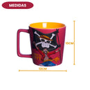 Caneca Buck Monkey D. Luffy One Piece 400ML Anime Cerâmica Presente Geek Amigos Café Chá Leite