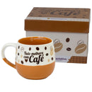 Caneca Maggie Frase Tudo Melhora Com Café Leite Chá Cerâmica Presente 400ml Megalomania