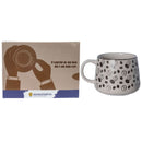 Caneca de Cerâmica Moma Café 500ml Fosca Relevo Leite Sopa Frio Bebida Presente Megalomania