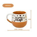 Caneca Maggie Frase Tudo Melhora Com Café Leite Chá Cerâmica Presente 400ml Megalomania
