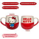 Caneca Maggie Hello Kitty 400ML Café Chá Cerâmica Presente Família Amigos Café Chá Cute Lacinho
