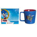 Caneca de Cerâmica Buck Sonic The Hedgedhog 400ml Geek Café Leite Presente Game Nintendo Megalomania