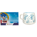Caneca de Cerâmica Sonic The Hedgehog Branca 3D 500ML Sega Game Nintendo Café Leite Sopa Presente Megalomania