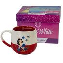 Caneca de Cerâmica 400ML Maggie Branca de Neve Café Chá Leite Presente Disney Princesa Megalomania