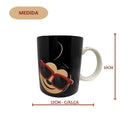 Caneca Mágica Mickey Mouse 300ml Cerâmica Emoji Minnie Walt Disney Store Café Presente Criança Ponto Criativo