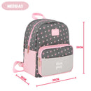 Mini Mochila Meow Power Bolsa Juvenil Menina Passeio Estilosa Compacta Moderna Leve Ponto Criativo