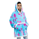 Cobertor Com Mangas Hoodie Juvenil Sulley Monstros S.A Inverno Quente Peluciado Presente Megalomania