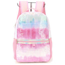 Mochila Escolar Juvenil Feminina Faculdade Espaçosa Tie Dye - Luxcel Megalomania