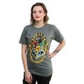 Camiseta Unissex Adulto HogWarts Casas Harry Potter Geek Nerd Presente