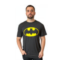 Camiseta Unissex Dc Comics Logo Batman Preto Adulto Geek Presente Super Heroi História em Quadrinhos