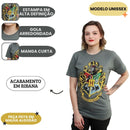 Camiseta Unissex Adulto HogWarts Casas Harry Potter Geek Nerd Presente