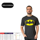 Camiseta Unissex Dc Comics Logo Batman Preto Adulto Geek Presente Super Heroi História em Quadrinhos