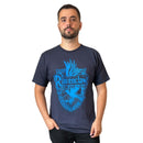 Camiseta Unissex Casas Brasão Corvinal Azul Harry Potter Nerd Geek Presente Piticas
