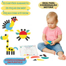 Jogo Educativo Infantil Forma Bichos Nig Brinquedos Peças Nig