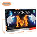 Jogo Kit 10 Magicas Criança Truques Cartas Nig Brinquedos Diversão Família Cubo