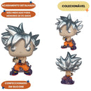 Boneco Funko Pop Goku Ultra Instinct Dragon Ball Super 1211 Colecionável Geek Anime Edição Limitada Presente Original