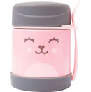Pote Térmico Com Talher Kids Papinha Infantil Biscoito Frut - Rosa Megalomania