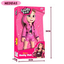 Boneca Brinquedo Infantil Emilly Vick Dos Rosa Youtuber Meninas Criança Presente Diversão Articulada