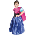 Fantasia Infantil Princesa Anna Frozen Gelo Inverno Disney Luxo Neve Festa Ponto Criativo
