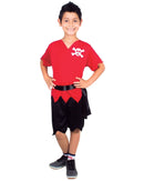 Fantasia Menino Pirata Infantil Tapa Olho Gancho Bau Navio Mar Disney Peter Pan Captain Hook Festa