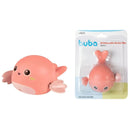 Brinquedo de Banho Baleia Nada Bebê Diversão Criança Banheira Rosa Azul Infantil Piscina Chuveiro Buba Megalomania