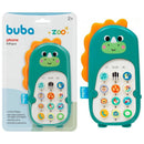 Brinquedo Infantil Phone Bilíngue Dino Zoo Aprender Som Educativo Musical Inglês Português Criança Megalomania
