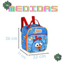 Kit Mochila Costas Bolsa Mala Galinha Pintadinha Lancheira Térmica Infantil Escolar Clio Megalomania