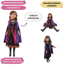 Boneca Anna Infantil Brinquedo Frozen Infantil Menina Olaf Princesa Castelo Gelo Disney Megalomania