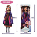 Boneca Anna Infantil Brinquedo Frozen Infantil Menina Olaf Princesa Castelo Gelo Disney Megalomania