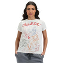 Camiseta Baby Look Looney Tunes Branco Desenho Animado Adulto Feminino Exclusivo