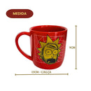 Caneca Club Rick Science Grandpa Nerd Style Cerâmica 330ml Colecionável Geek Ciência Café Criativo Ponto Criativo