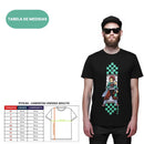 Camiseta Demon Slayer Tanjiro Preto Unissex Adulto Anime Geek Presente Exclusivo