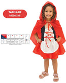 Fantasia Chapeuzinho Vermelho Capuz Infantil Festa Lobo Floresta Menina Completa Disney